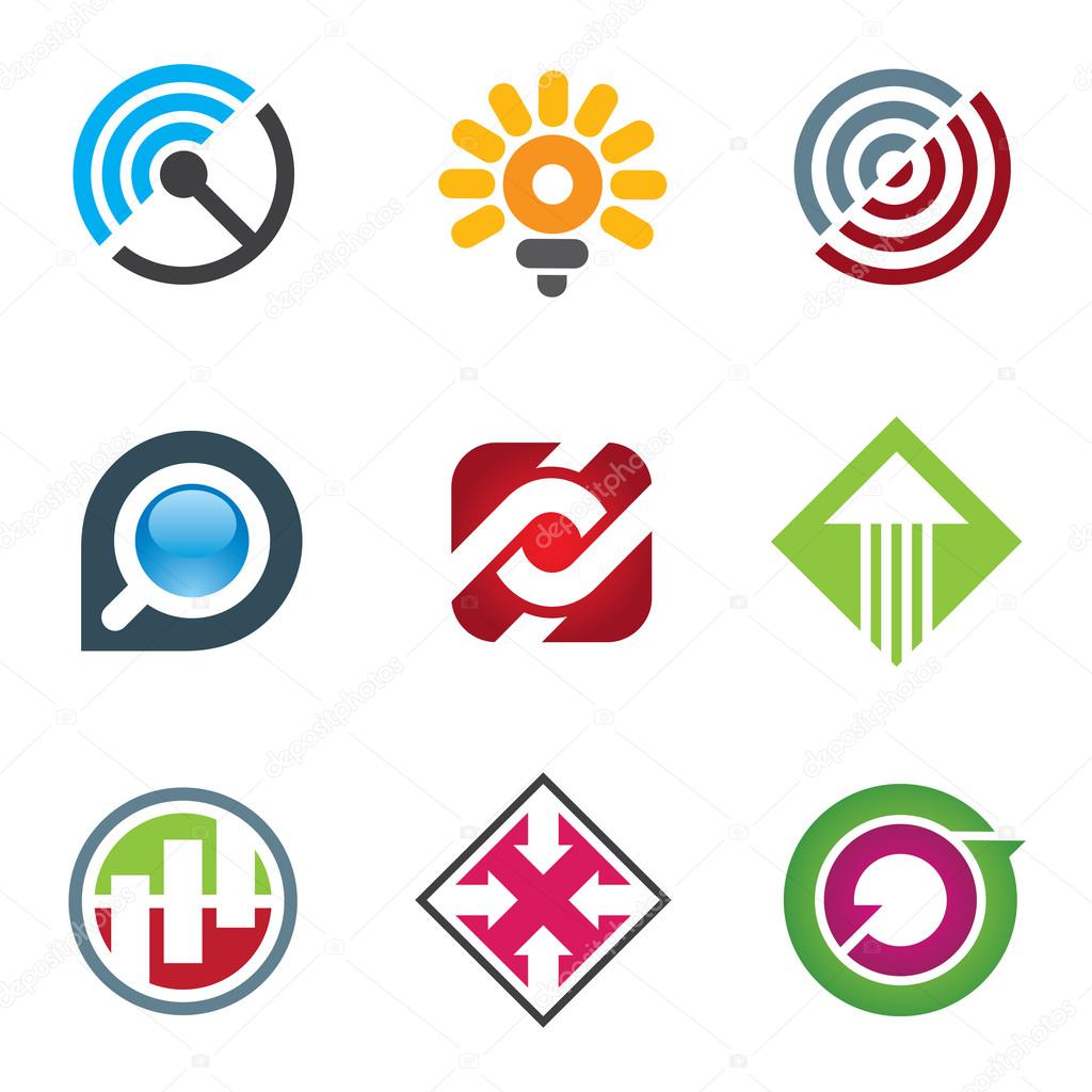 Business logo for creative and free spirited innovators in social network