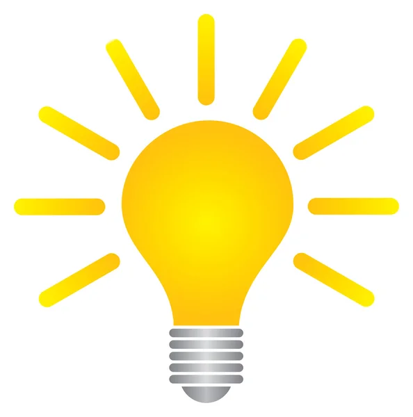 Шаблон логотипа идеи успеха лампочки — стоковый вектор
