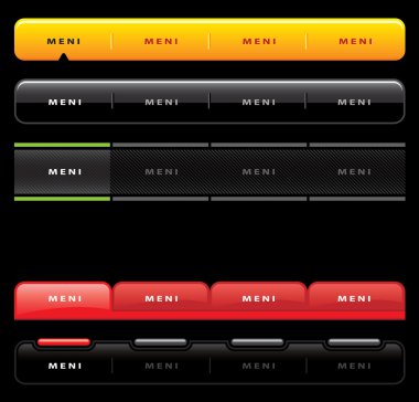 Web sitesi ve web sayfası menü