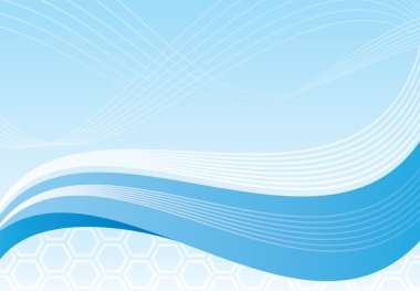 Mavi dalga arka plan bilgisayar teknolojisi