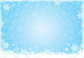 blaues Eis weiße Schneeflocken Hintergrund für den Winter