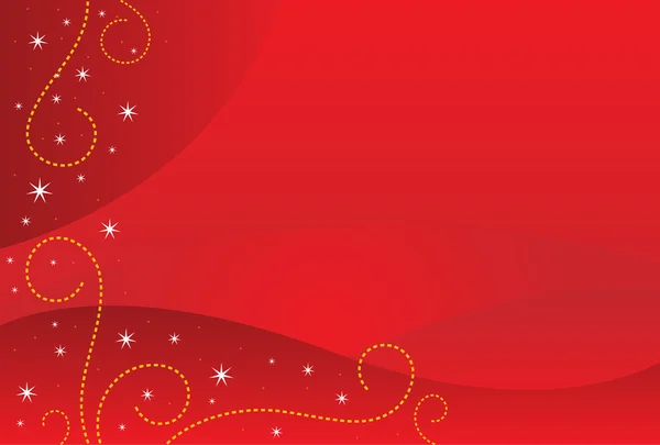 Rote dekorative Verpackung Weihnachten herrlichen Hintergrund — Stockvektor