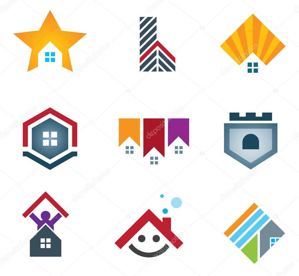 My beautiful home and house icons vector illustration
