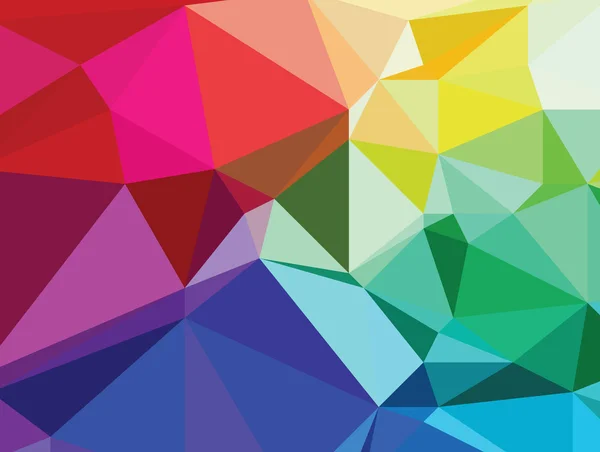 Fondo moderno textura triángulo geometría colorido pintura arte — Vector de stock