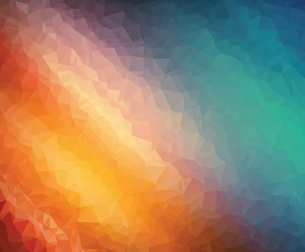 Arrière-plan texture moderne triangle géométrie galaxie coloré harmonie — Image vectorielle