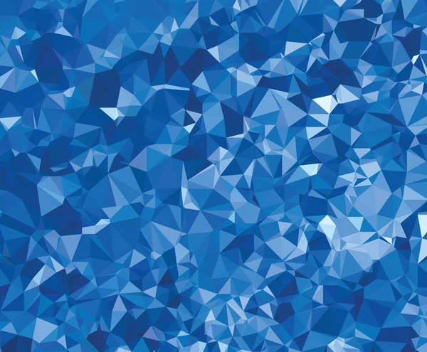 背景现代质感三角几何蓝色皱纹纸 — 图库矢量图片