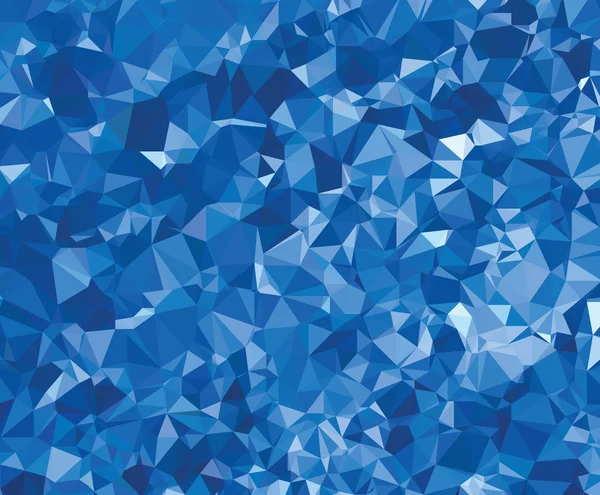 Fondo textura moderna geometría triángulo azul papel arrugado — Vector de stock