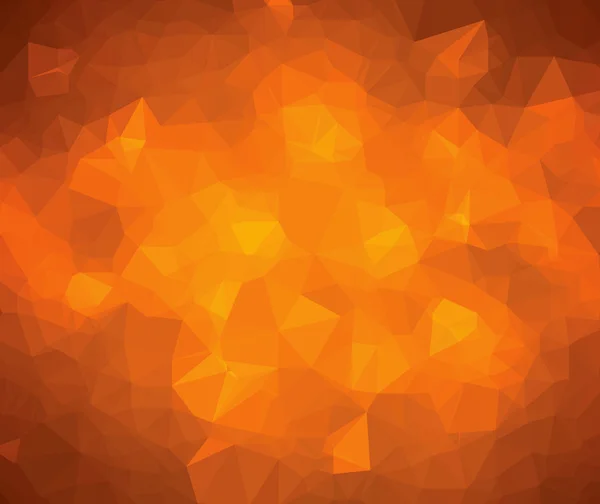 Arrière-plan abstrait triangle géométrie motif or feu étoile — Image vectorielle