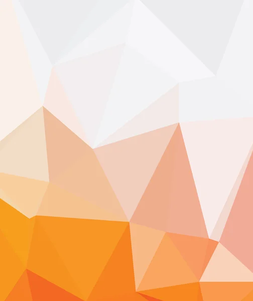 Háttér absztrakt háromszög geometriája minta királyi narancs — Stock Vector