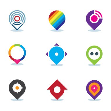 modern dünyanın app küresel Konum Belirleyicisi topluluk internet medya logo simge