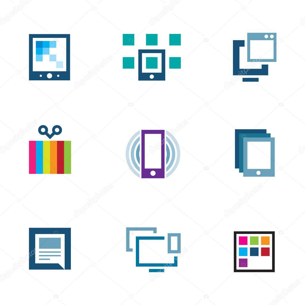 Positioning yourself edit content and share with world logo icon