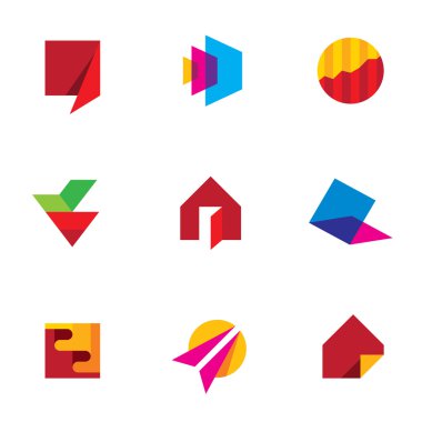 insan yaratıcılık başarı simge vektör şirket vektör logo sanatı