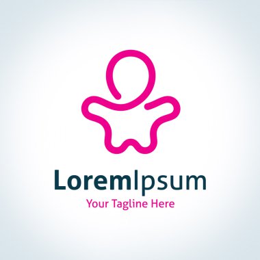 erkek yaratıcı bağlantı logo simge