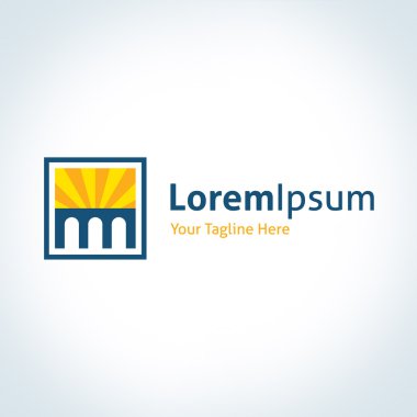 Köprü gelecekteki lideri şirket logo simge