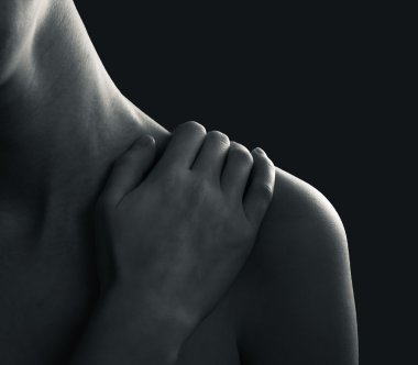 kadın boyun ve omuz