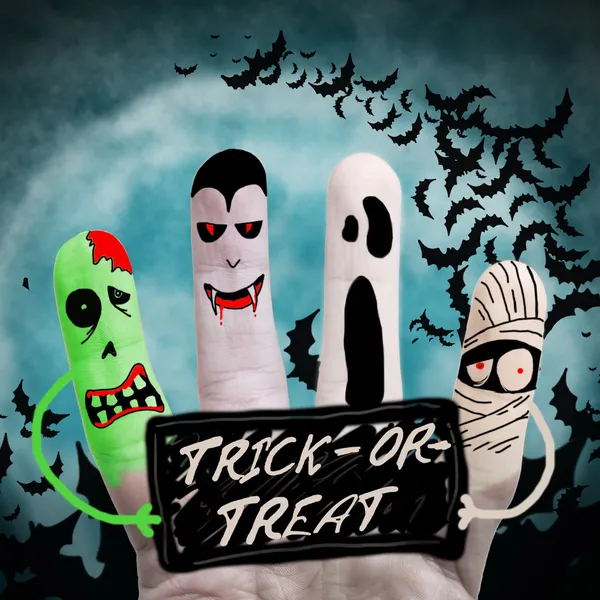 Halloween. Trick oder Treatment — Stockfoto