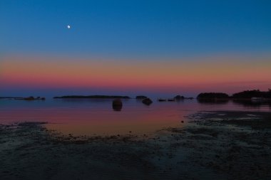 denizde gün batımı