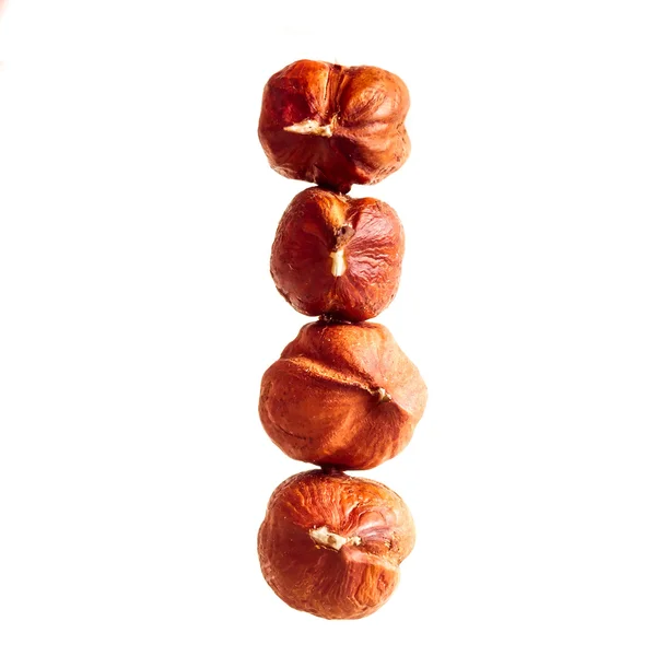 Empat hazelnut — Stok Foto