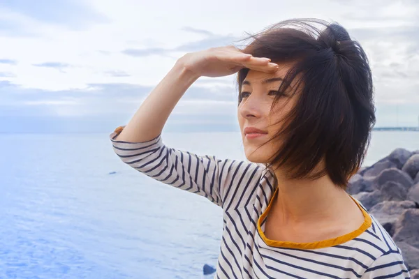 Mujer marinera — Foto de Stock