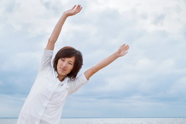 Freedom on the beach — Stock Photo, Image