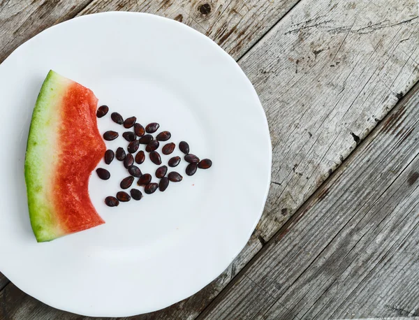Wassermelone gegessen — Stockfoto