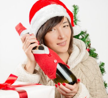 kutlama için şampanya