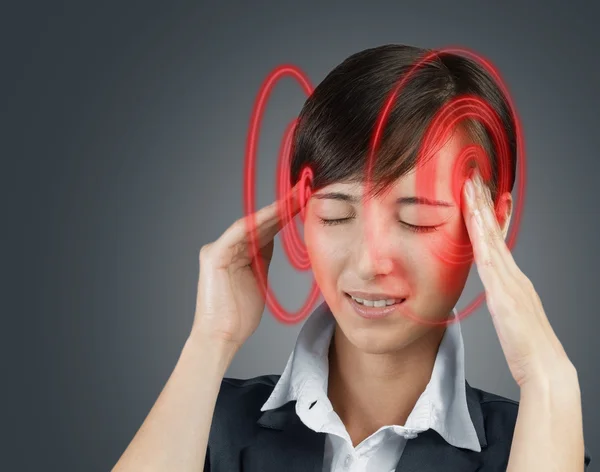 Concepto de dolor de cabeza —  Fotos de Stock