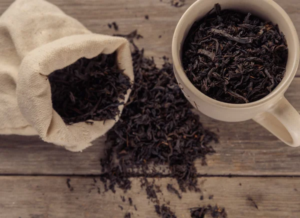 Tè a foglia nera — Foto Stock