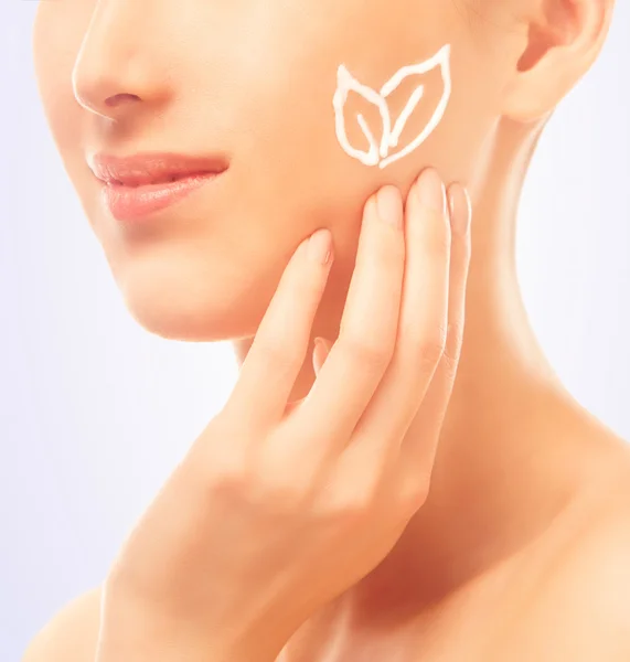 Moisturizing cream for the face — Stock Photo, Image