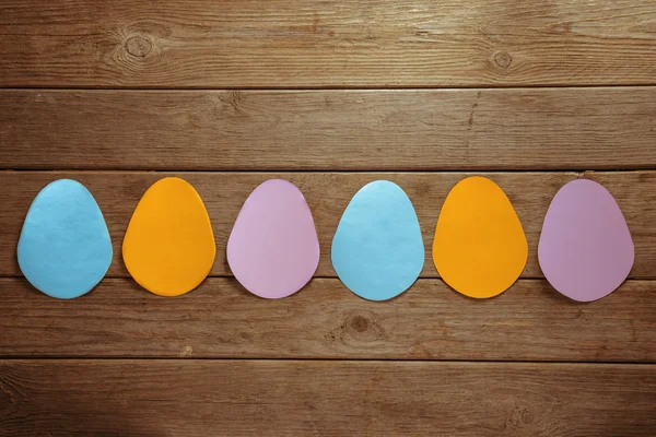 Muchos huevos de papel de Pascua —  Fotos de Stock