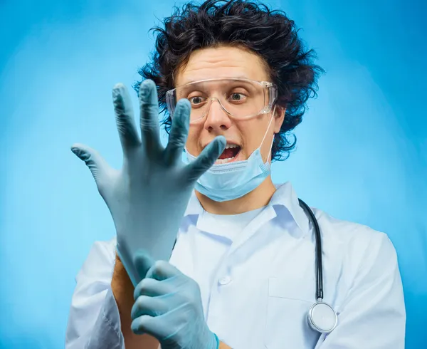 Mad scientist — Stock Photo, Image