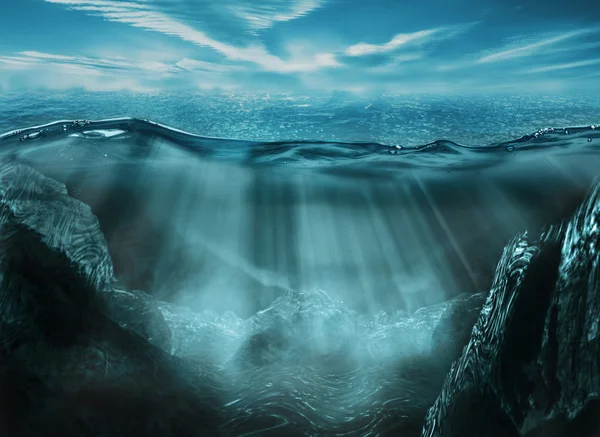 Océano profundo — Foto de Stock