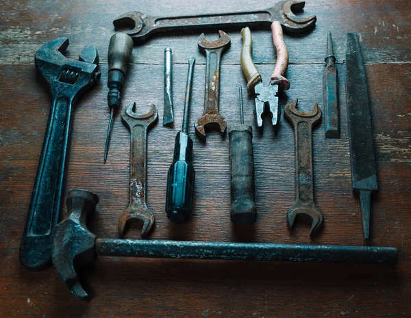 Staré pracovní nástroje — Stock fotografie