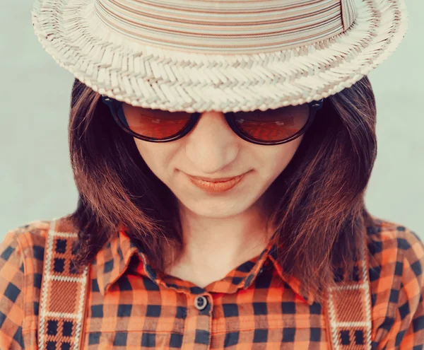 Hipster girl — Stock Photo, Image