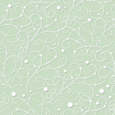 swirls ve daireler ile Seamless Modeli