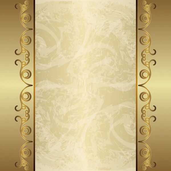 Винтажный золотой фон — стоковый вектор