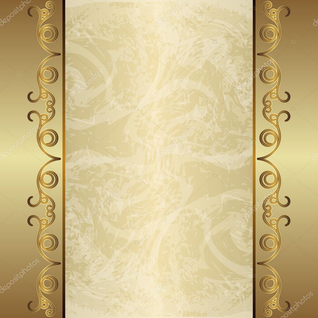 Vintage gold background Stock Vector by ©dgem22 30620337