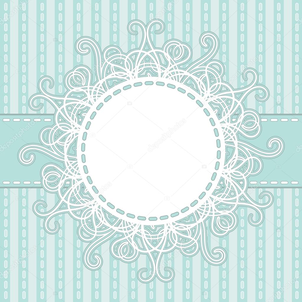 Frame on a light blue striped background ⬇ Vector Image by © dgem22 Vector Stock 30620649