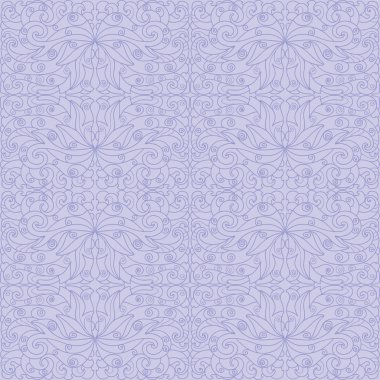 zarif swirls ile nazik seamless modeli