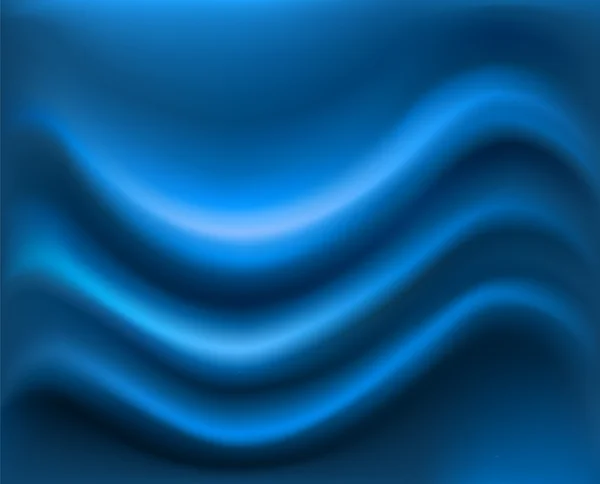 Draperie bleu luxe. Fond avec des plis de tissu — Image vectorielle