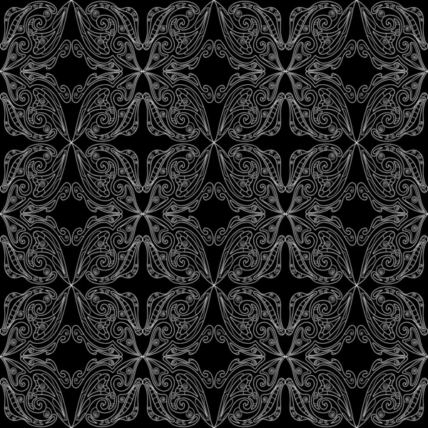 Dentelle délicate motif sans couture — Image vectorielle