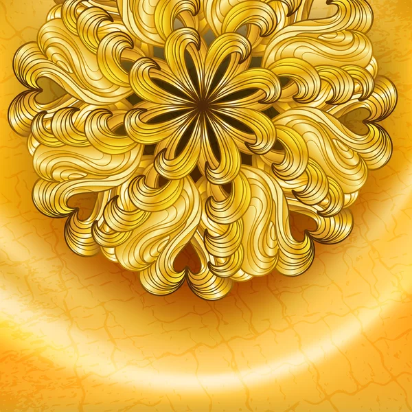 豪華な金色の花の壁紙vector Grafico Vectorial Imagenes De 豪華な金色の花の壁紙vectoriales De Stock Depositphotos