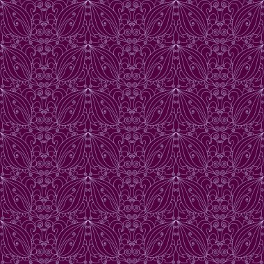 çiçek seamless Menekşe modeli