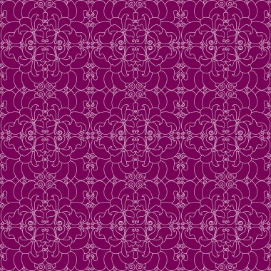 Menekşe çiçek Dikişsiz desen