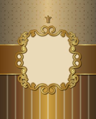 Luxury royal background with place for your text clipart