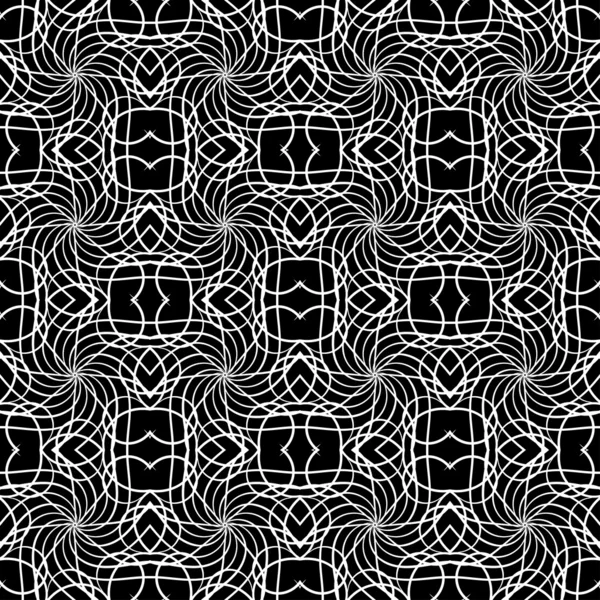 Black and white seamless pattern — Stock Vector