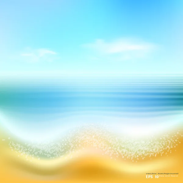 Sea landscape — Stock Vector