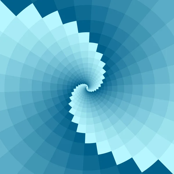 Blauwe achtergrond met geometrische patronen — Stockvector