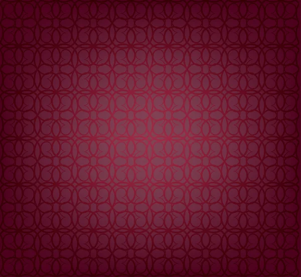 Motif floral sans couture sur un fond rose foncé — Image vectorielle