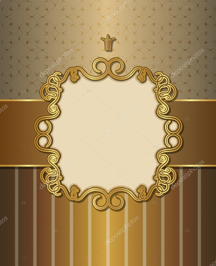 Luxury royal background with place for your text Stock Vector Image by  ©dgem22 #30951837